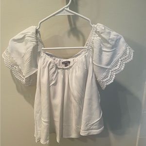 White off the shoulder